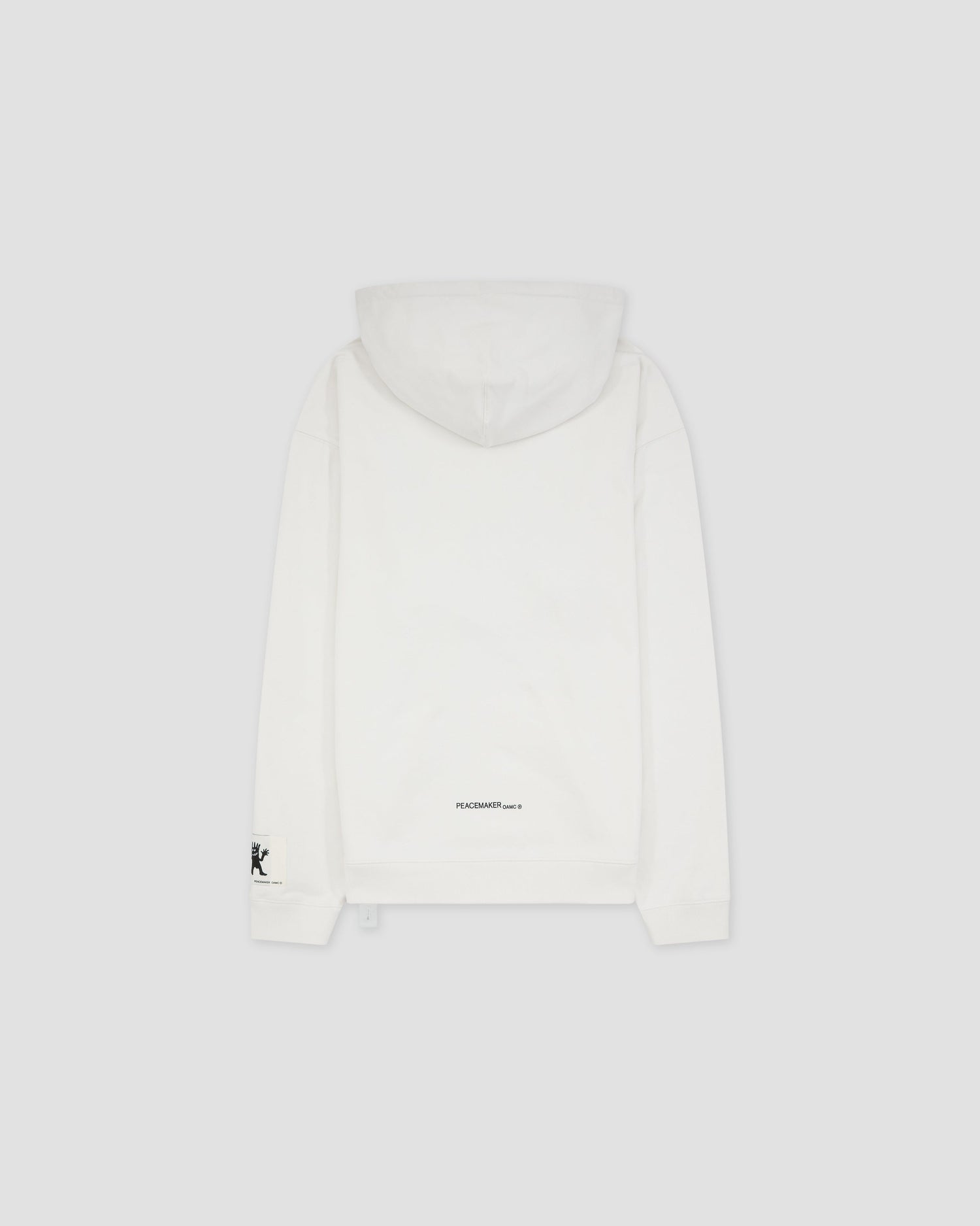 Loose Fit Hoodie Languages Print White - OAMC Peacemaker