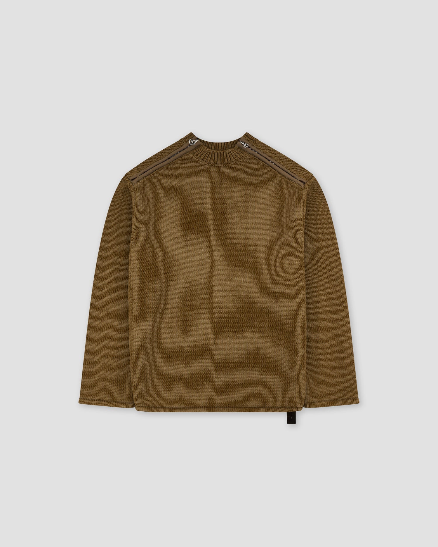 Shoulder Zip Knit Beige - OAMC Peacemaker