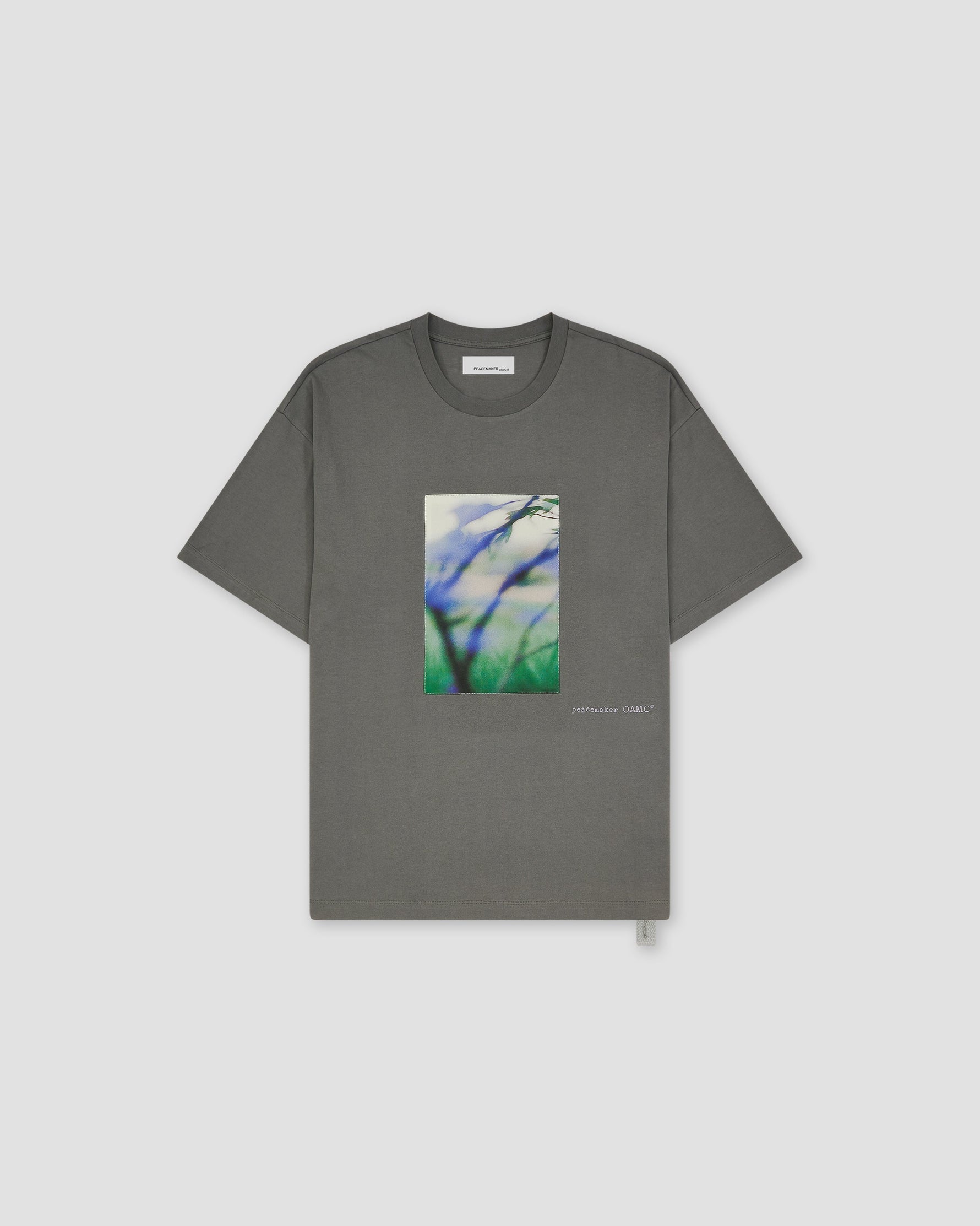 Loose Fit Tshirt Landart Print Grey - OAMC Peacemaker