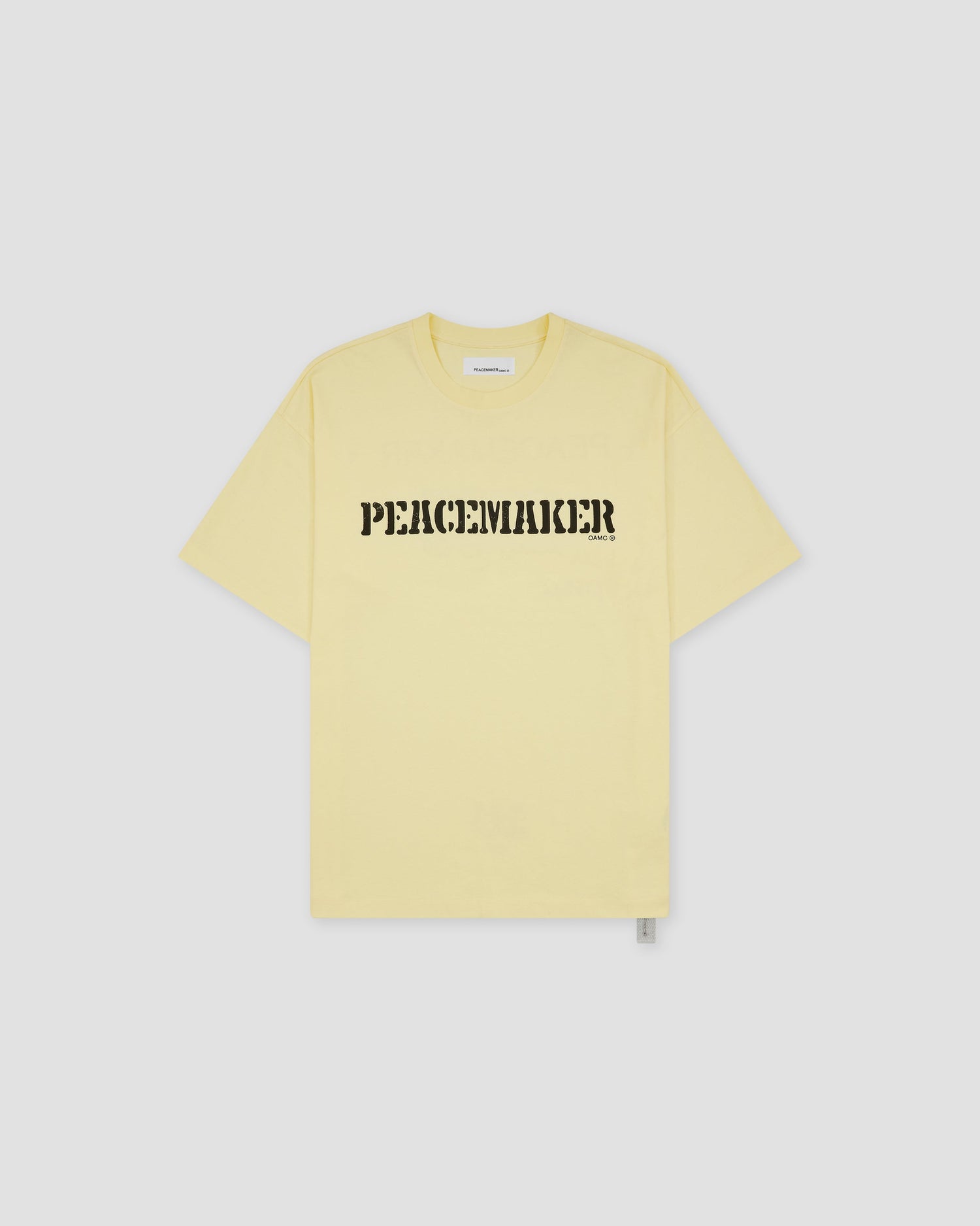 Loose Fit Tshirt Flowerred Print Yellow - OAMC Peacemaker