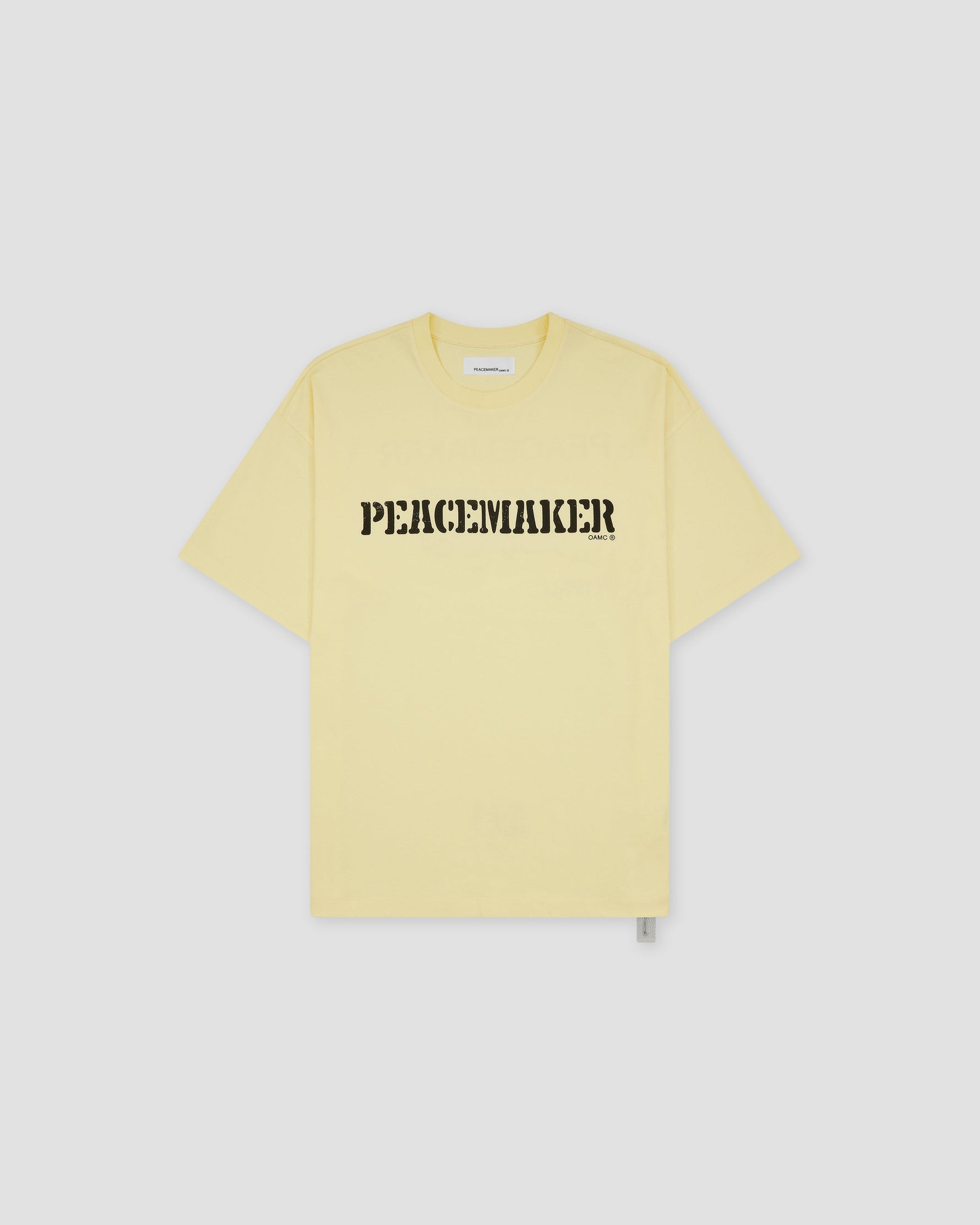 Loose Fit Tshirt Flowerred Print Yellow - OAMC Peacemaker