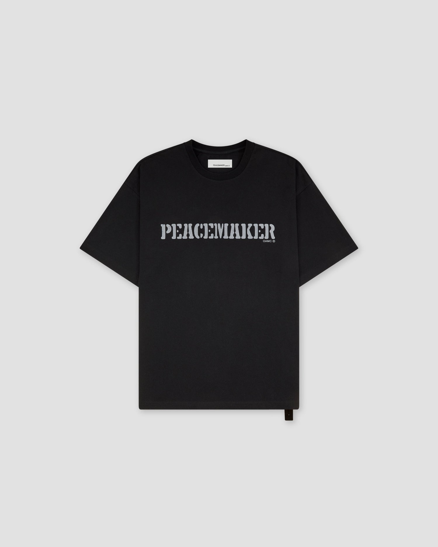 Loose Fit Tshirt Flowerred Print Black - OAMC Peacemaker