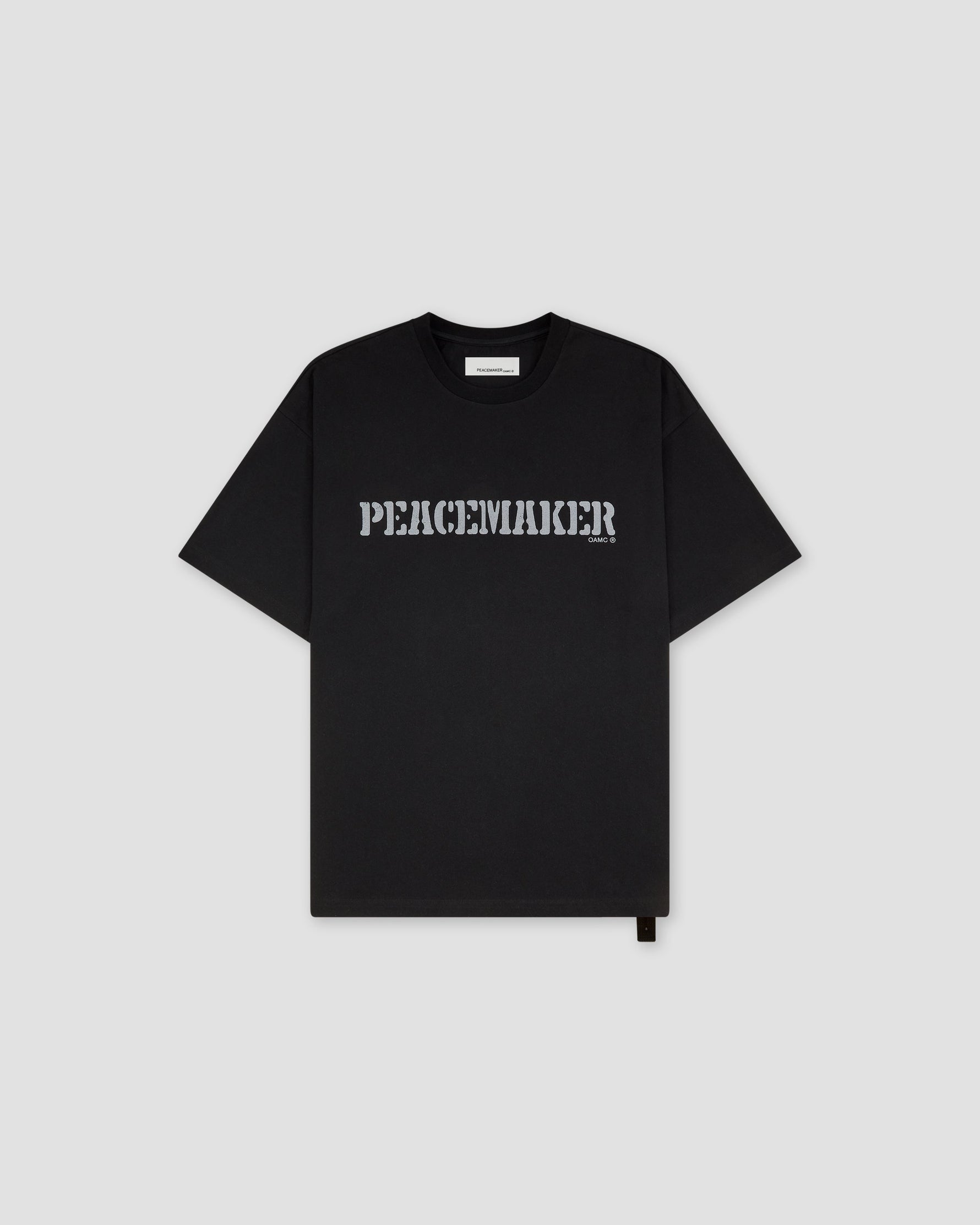 Loose Fit Tshirt Flowerred Print Black - OAMC Peacemaker