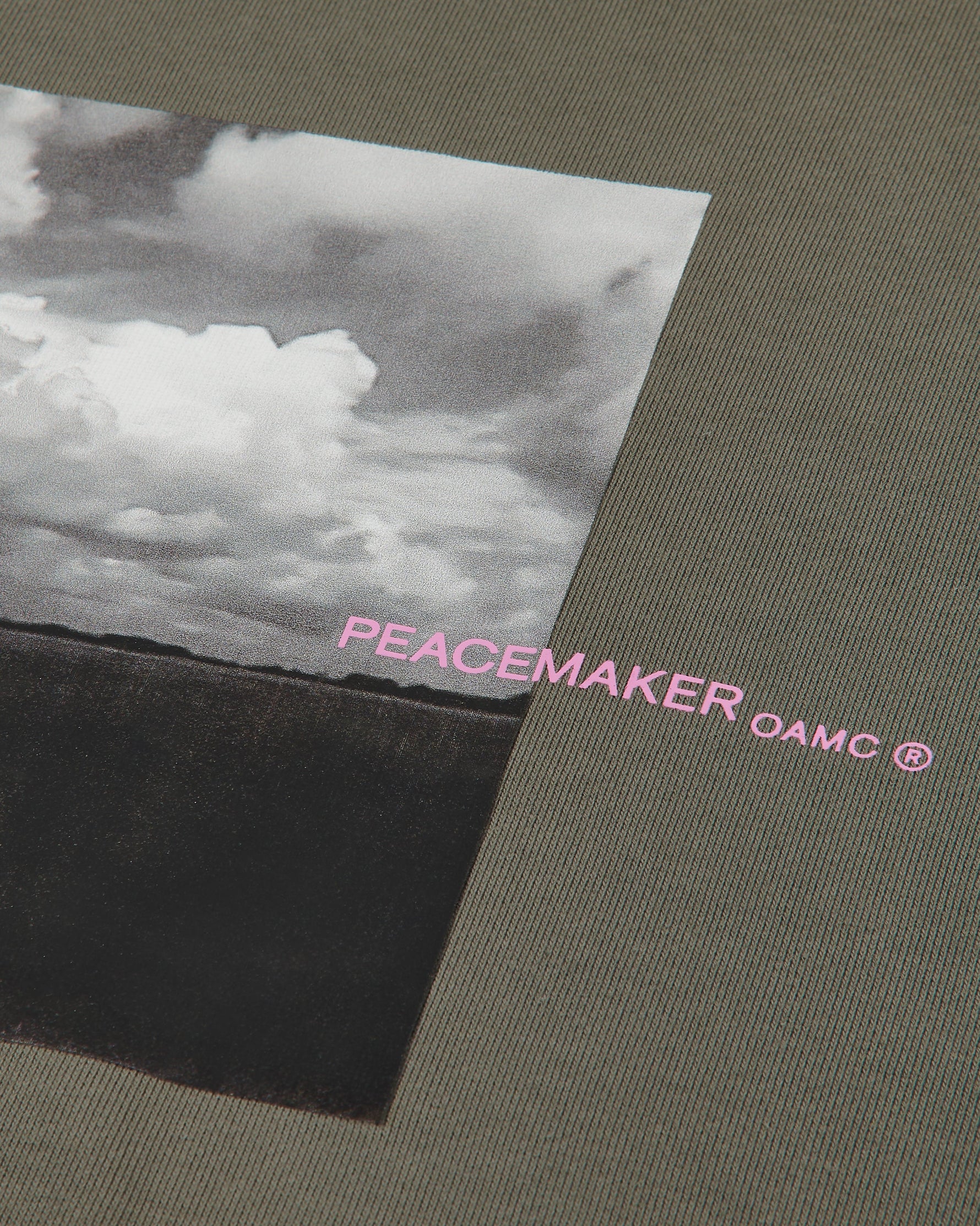 Loose Fit Hoodie Star Print Grey - OAMC Peacemaker