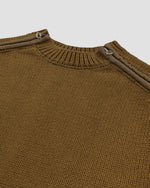 Shoulder Zip Knit Beige - OAMC Peacemaker