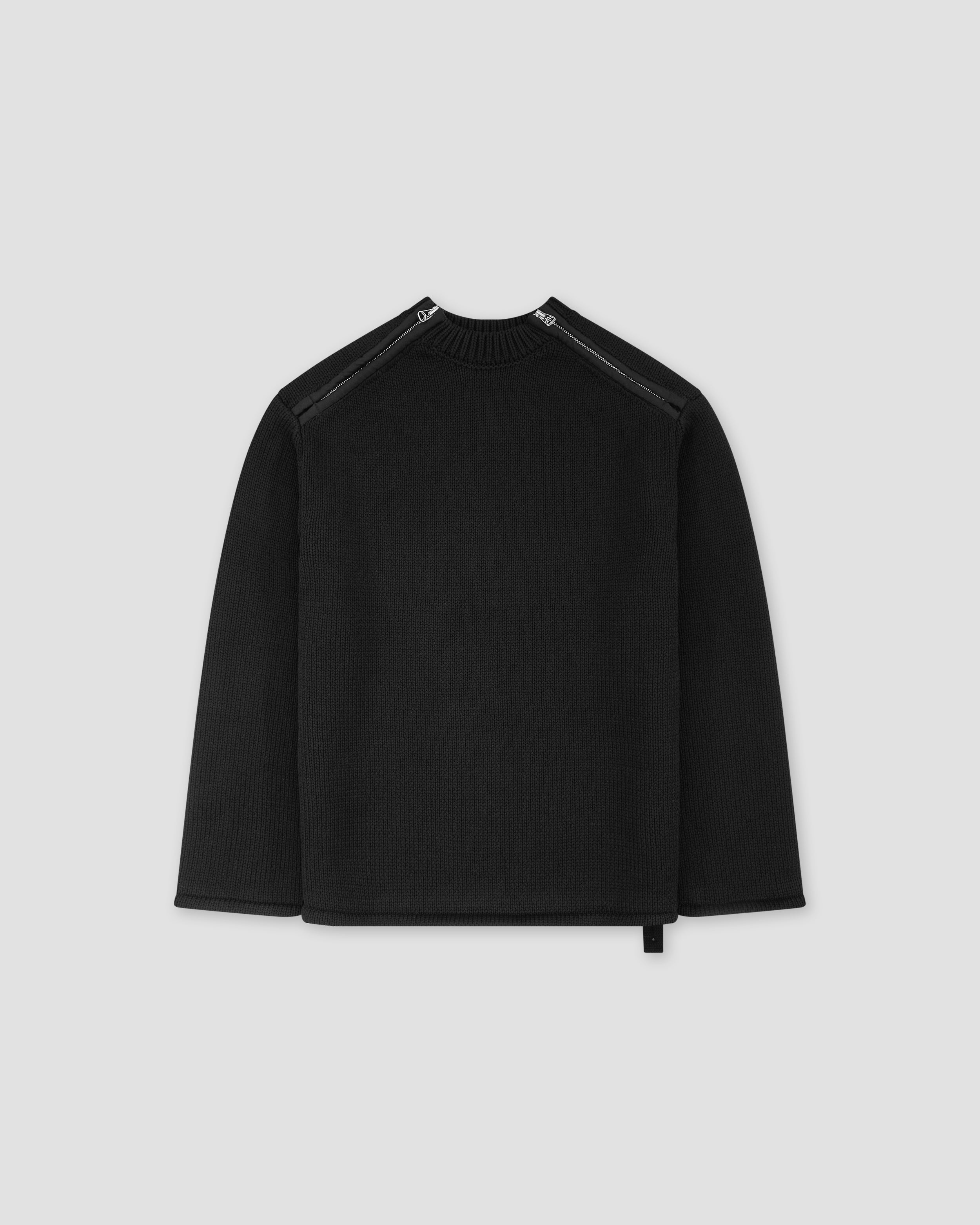 Shoulder Zip Knit Black | OAMC Peacemaker