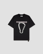 Loose Fit Tshirt Carabinier  Print Black - OAMC Peacemaker