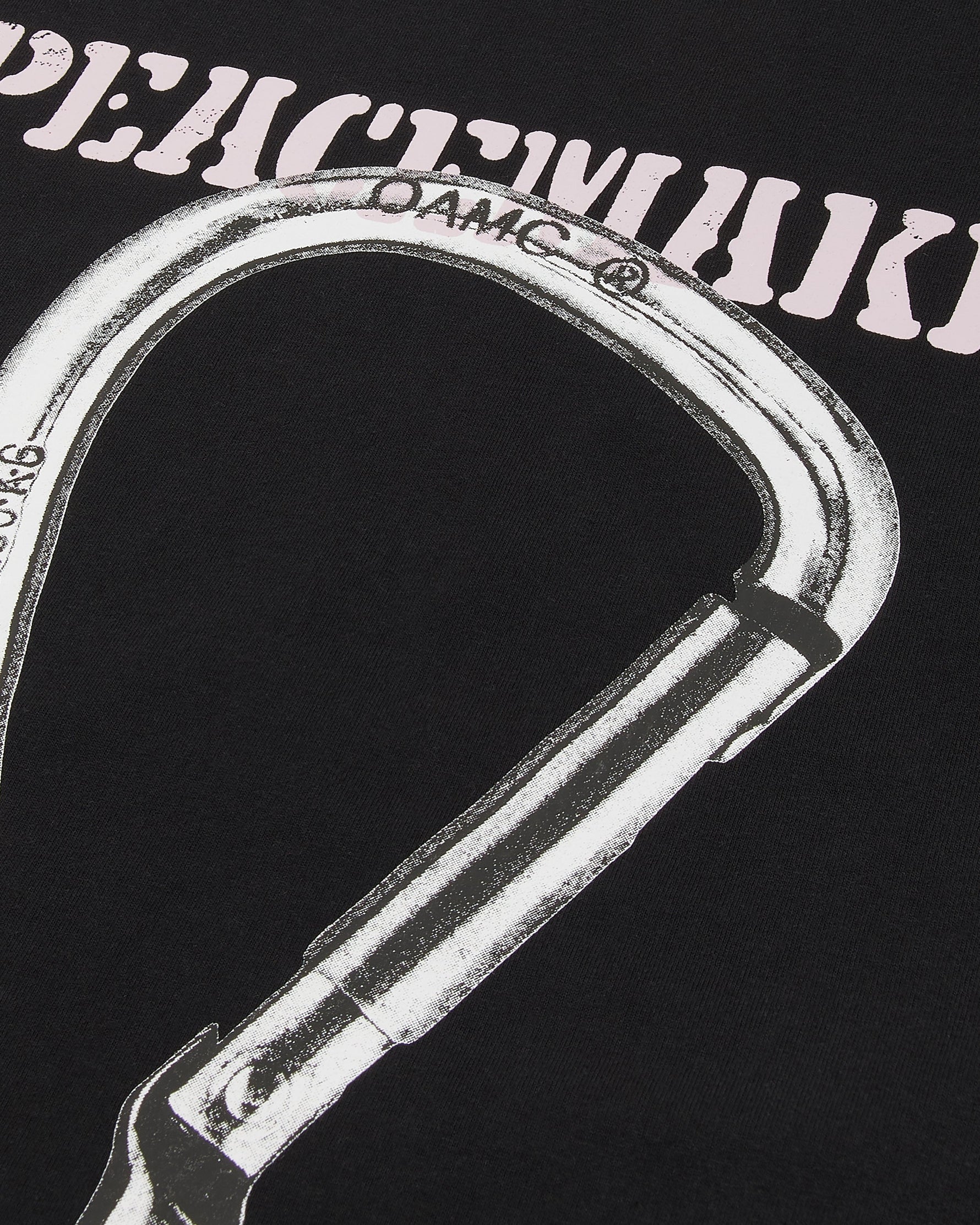 Loose Fit Tshirt Carabinier  Print Black - OAMC Peacemaker
